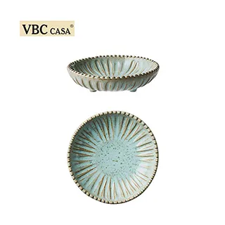 義大利VBC casa-FONDACO系列-26cm小長方盤-復古灰藍 歷史價格詳細信息