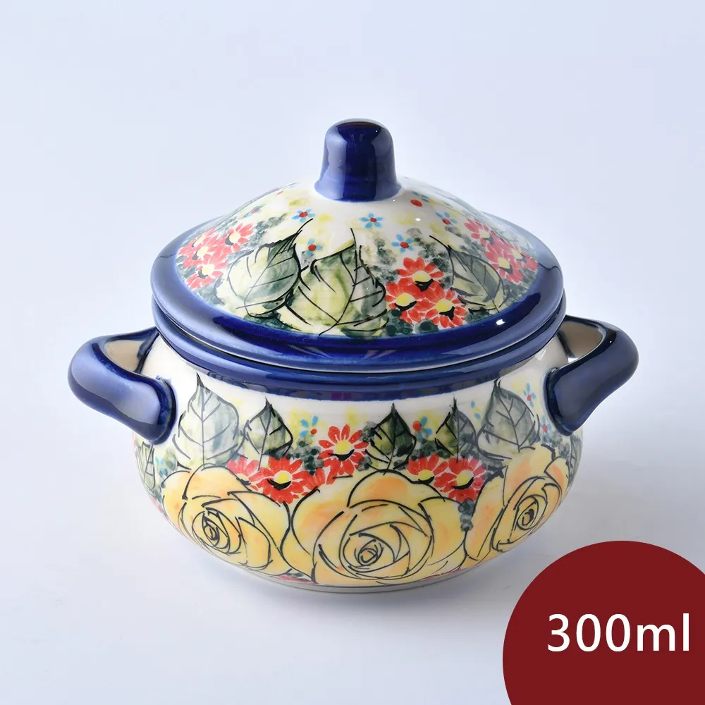 波蘭陶 繁花逸麗系列 沙拉碗 19cm 波蘭手工製 歷史價格詳細信息