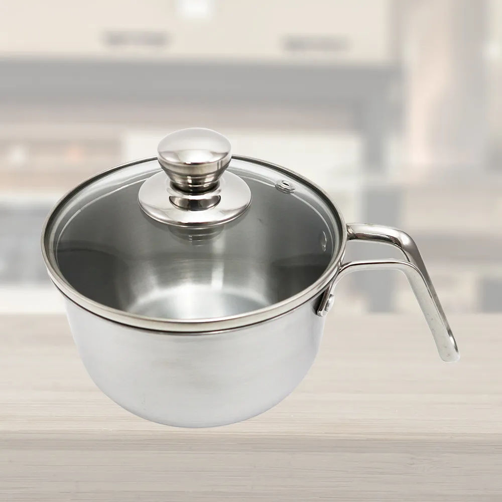 Dashiang不鏽鋼小牛奶鍋-15cm-單把-無蓋-2支 歷史價格詳細信息