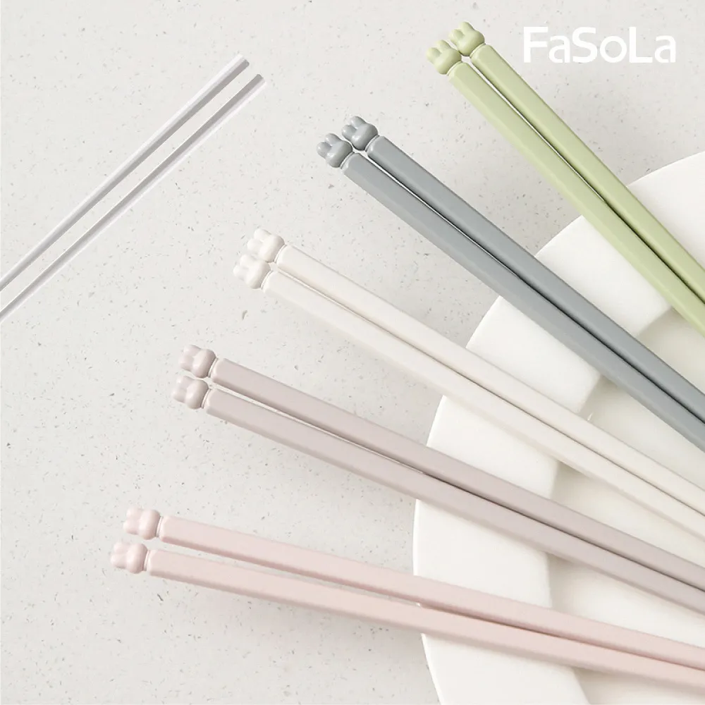 FaSoLa 萌兔抗菌耐高溫玻纖合金筷 5雙 歷史價格詳細信息