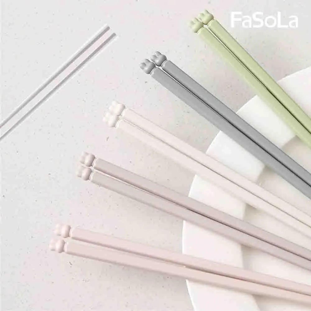 FaSoLa 萌兔抗菌耐高溫玻纖合金筷 5雙 歷史價格詳細信息