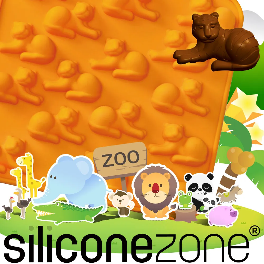 【Siliconezone 】施理康ZOO耐熱老虎巧克力模/冰模 歷史價格詳細信息