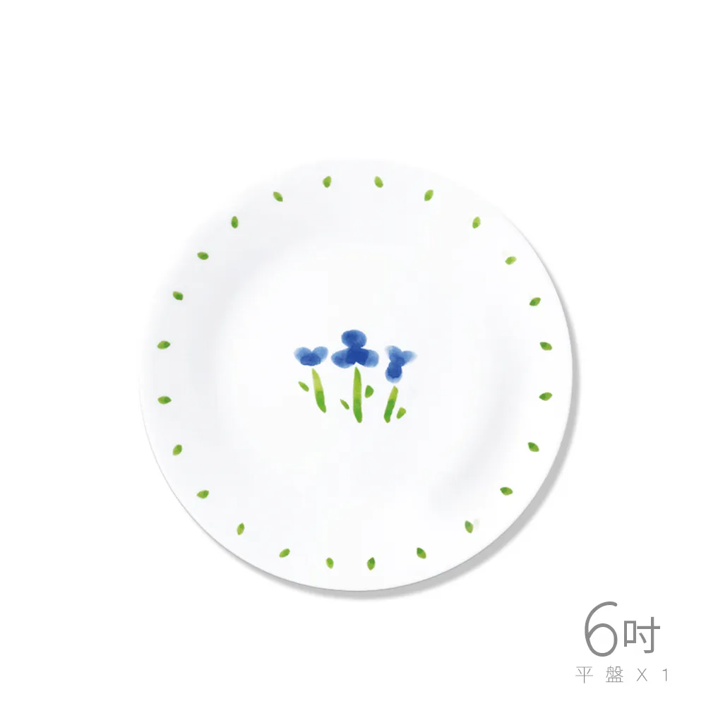 【美國康寧 CORELLE】微笑三色堇餐盤碗5件組★贈透明餐盤2入組 歷史價格詳細信息