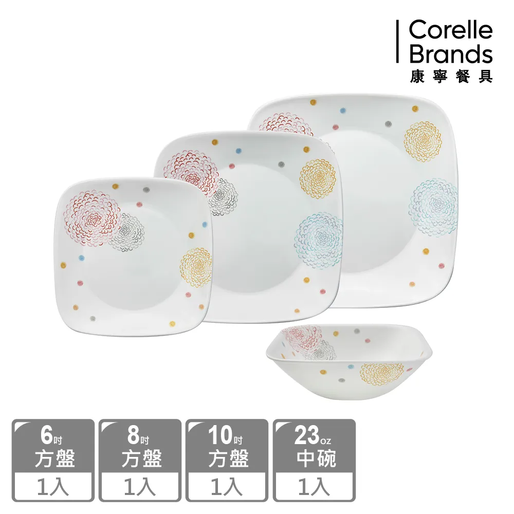 【美國康寧 CORELLE】繽紛美夢4件式麵碗組 (D03) 歷史價格詳細信息