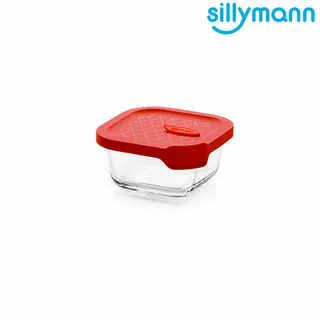 【韓國sillymann】 正方型三件組-100%鉑金矽膠微波烤箱輕量玻璃保鮮盒組-灰 歷史價格詳細信息