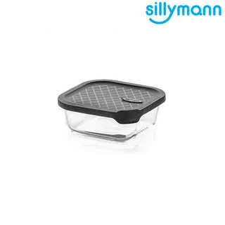 【韓國sillymann】 正方型三件組-100%鉑金矽膠微波烤箱輕量玻璃保鮮盒組-灰 歷史價格詳細信息