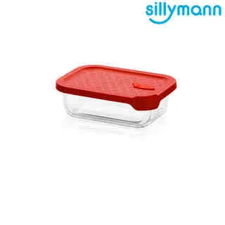 【韓國sillymann】 長方型三件組-100%鉑金矽膠微波烤箱輕量玻璃保鮮盒組-灰 歷史價格詳細信息