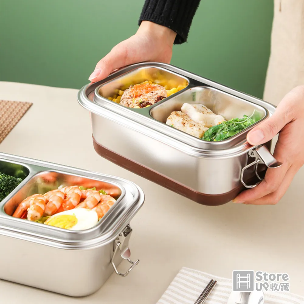 頂級304不鏽鋼雙層分隔便當盒(雙層 4入組) 歷史價格詳細信息