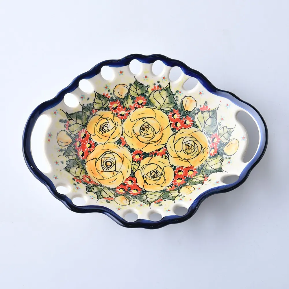 波蘭陶 繁花逸麗系列 沙拉碗 19cm 波蘭手工製 歷史價格詳細信息