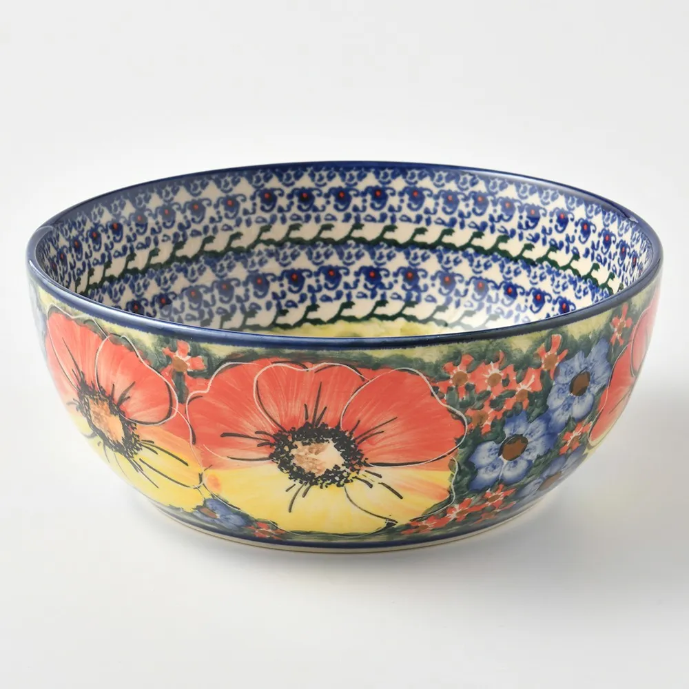 波蘭陶 古典花園系列 花型深盤 23cm 波蘭手工製 歷史價格詳細信息