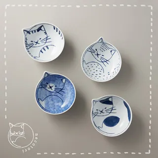 【石丸】波佐見燒 - neco 貓 - 小湯碟禮盒(4件組) 歷史價格詳細信息