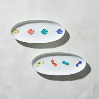 有種創意 - 日本晴九谷燒 - 花見小盤 - 藍(2入組) 歷史價格詳細信息