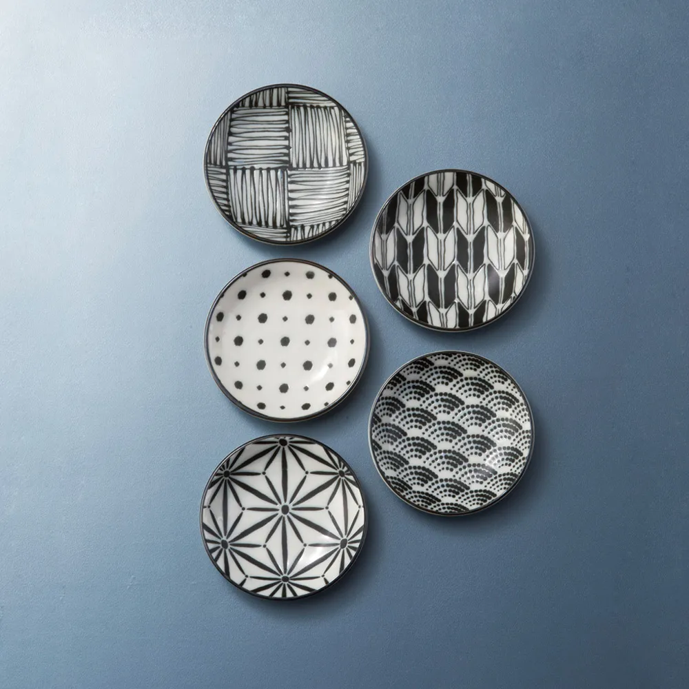 有種創意 - 日本美濃燒 - 小紋小碟 - 禮盒組(5件式) - 9cm 歷史價格詳細信息