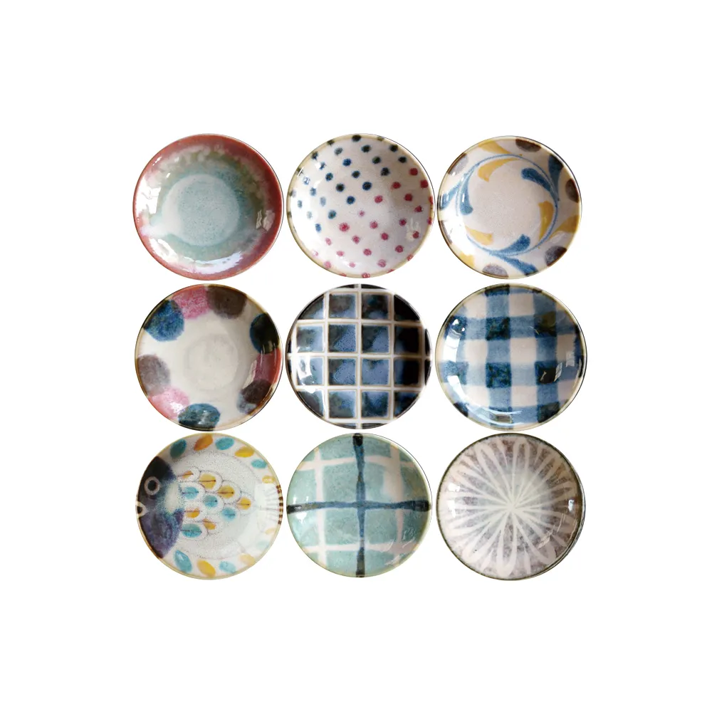 有種創意 - 日本美濃燒 - 小紋小碟 - 禮盒組(5件式) - 9cm 歷史價格詳細信息