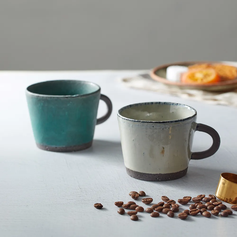 日本美濃燒 - 圓柄直筒馬克杯 - 青綠 歷史價格詳細信息