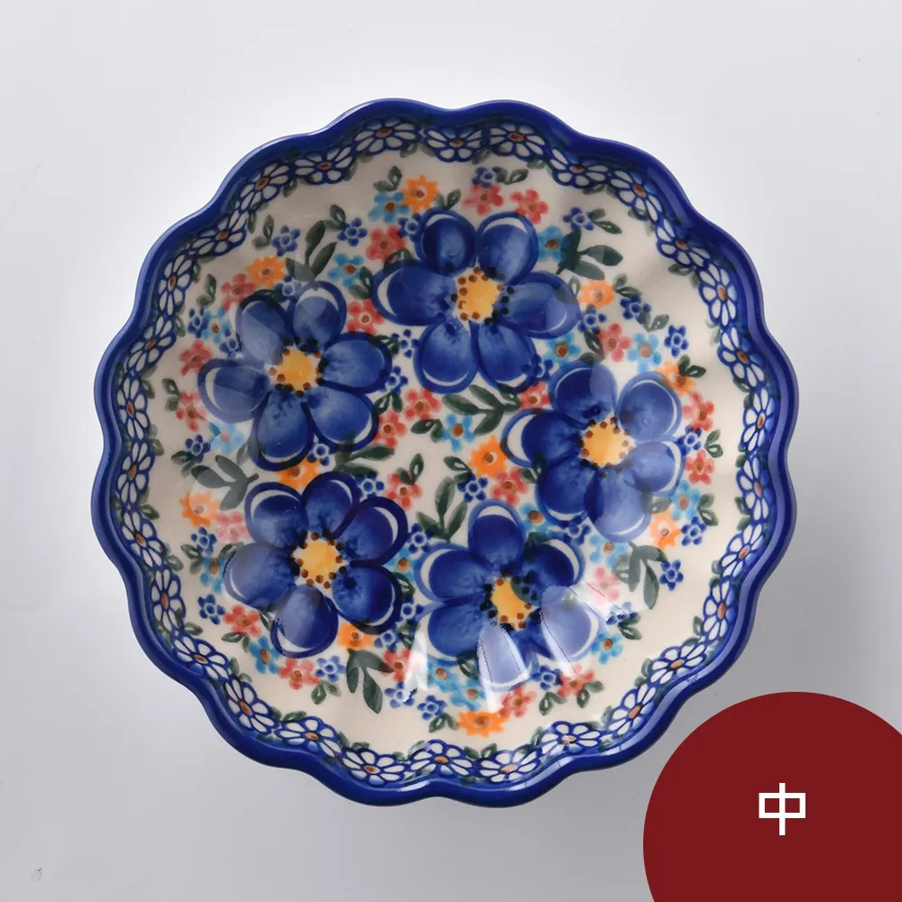 波蘭陶 春雨新露系列 花型盤(小) 20cm 波蘭手工製 歷史價格詳細信息