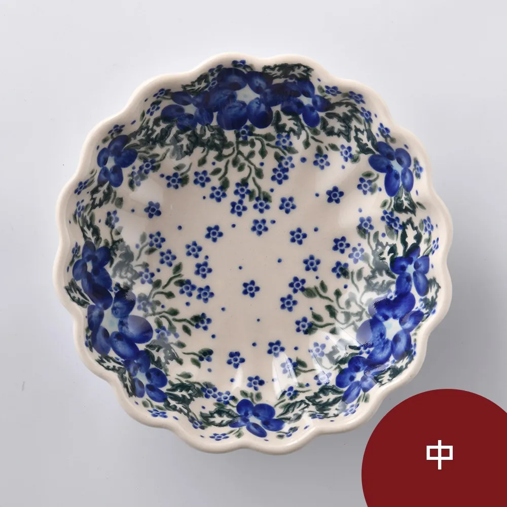 波蘭陶 青花涼夏系列 分隔盤 28x19cm 波蘭手工製 歷史價格詳細信息