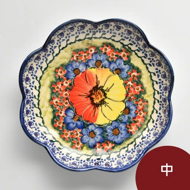 波蘭陶 古典花園系列 花型深盤 23cm 波蘭手工製 歷史價格詳細信息