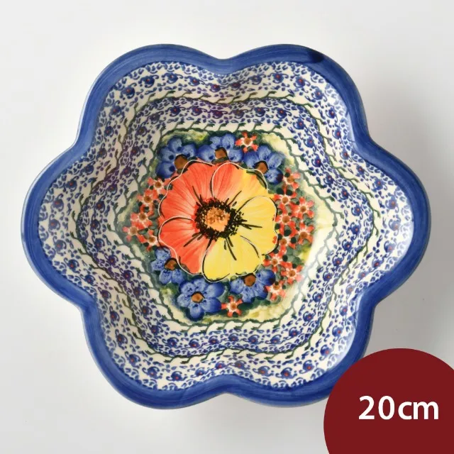 波蘭陶 古典花園系列 花型深盤 23cm 波蘭手工製 歷史價格詳細信息
