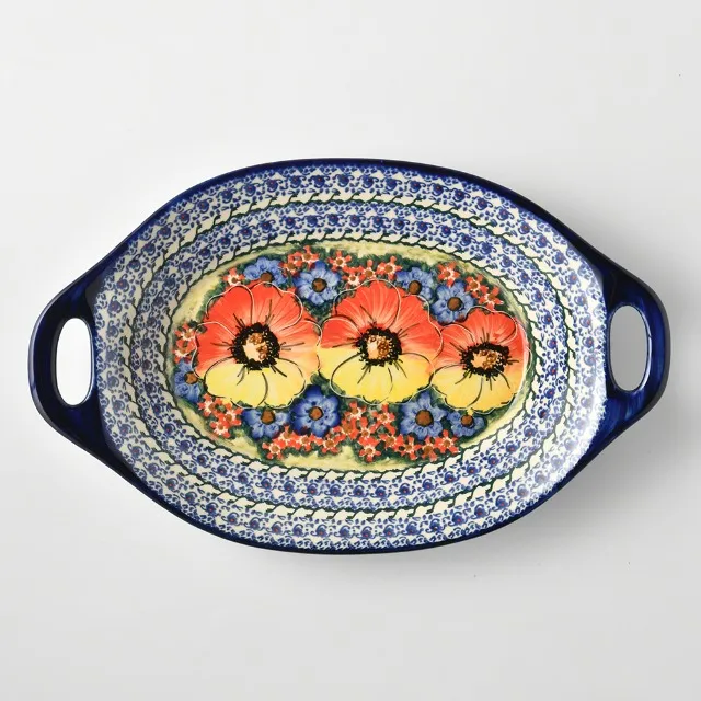 波蘭陶 古典花園系列 花型深盤 23cm 波蘭手工製 歷史價格詳細信息