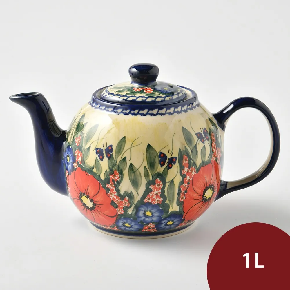 波蘭陶 奼紫嫣紅系列 圓形深餐盤 23cm 波蘭手工製 歷史價格詳細信息