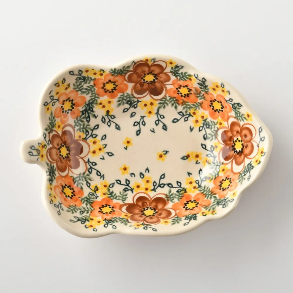 波蘭陶 丹桂花落系列 花型盤 小 20cm 波蘭手工製 歷史價格詳細信息