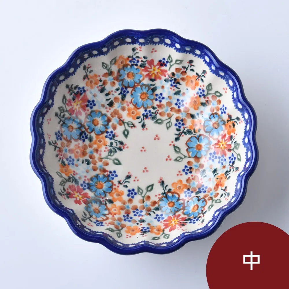 波蘭陶 蔚藍橙光系列 點心盤 16cm 波蘭手工製 歷史價格詳細信息