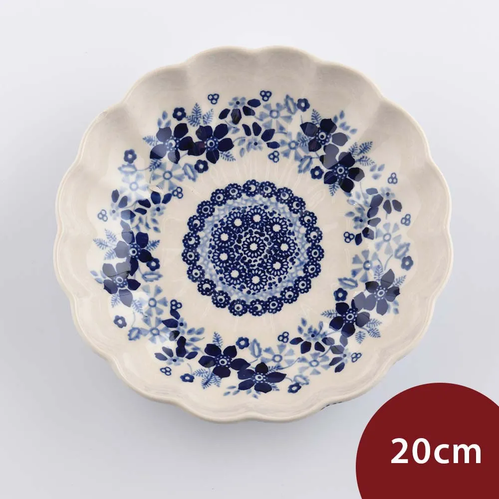 波蘭陶 蔚藍花語系列 醬料碟 9cm 波蘭手工製 歷史價格詳細信息