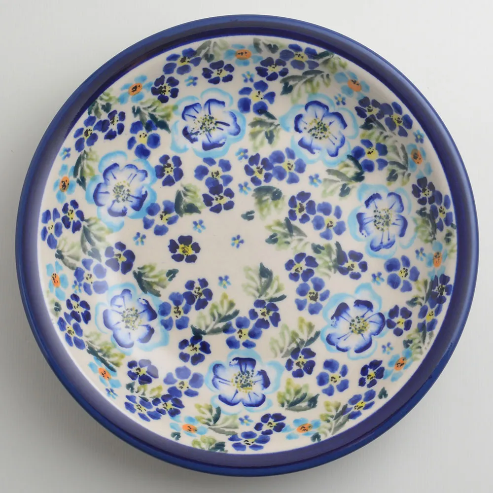 波蘭陶 青藍夏日系列 圓形餐盤 25cm 波蘭手工製 歷史價格詳細信息
