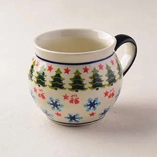 波蘭陶 耶誕雪花系列 圓形深餐盤 22cm 波蘭手工製 歷史價格詳細信息