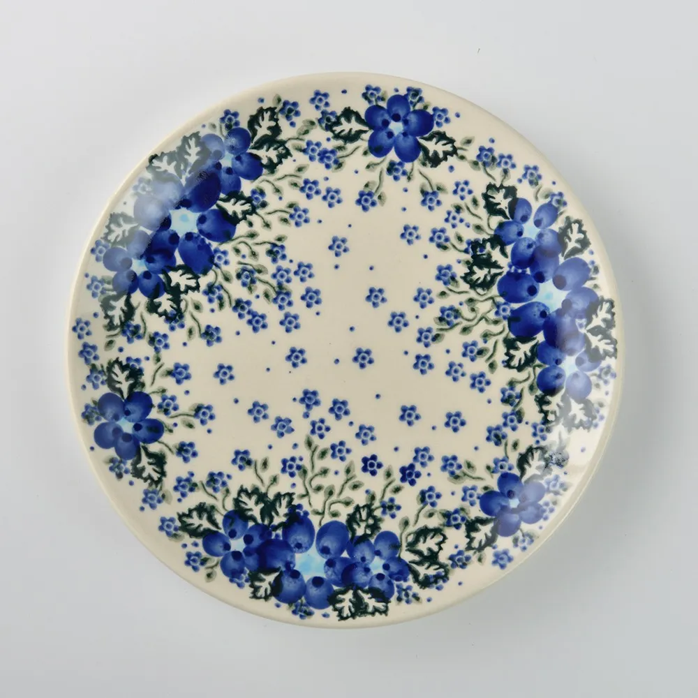 波蘭陶 青花涼夏系列 分隔盤 28x19cm 波蘭手工製 歷史價格詳細信息