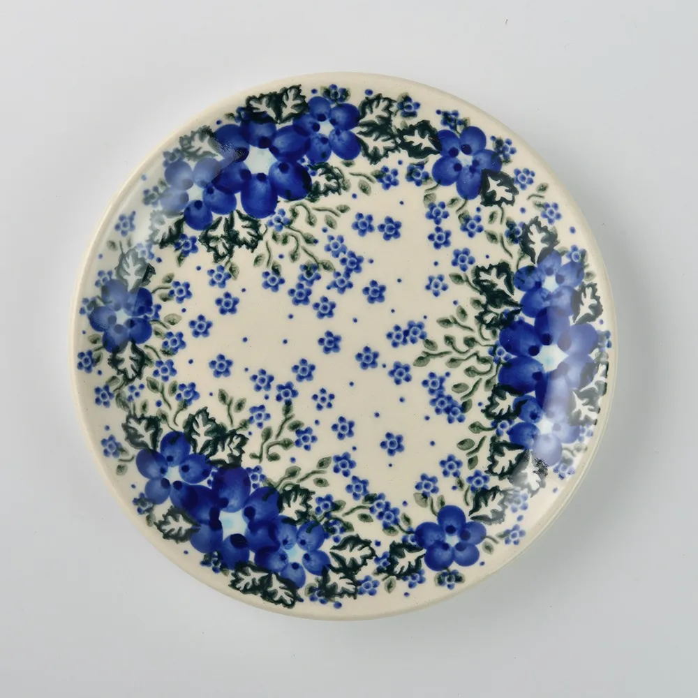 波蘭陶 青花涼夏系列 分隔盤 28x19cm 波蘭手工製 歷史價格詳細信息