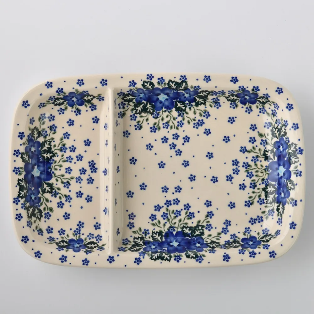 波蘭陶 青花涼夏系列 分隔盤 28x19cm 波蘭手工製 價格比較,價格查詢,歷史價格詳細信息