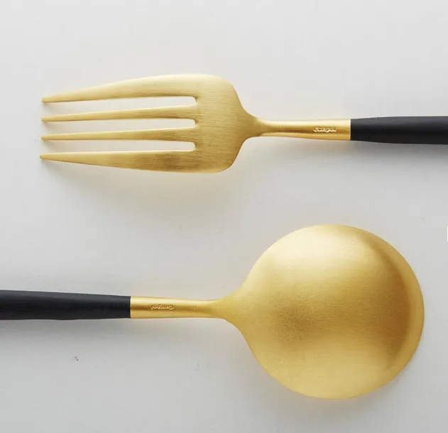 葡萄牙Cutipol GOA系列-黑金新三件餐具組-叉匙筷 歷史價格詳細信息