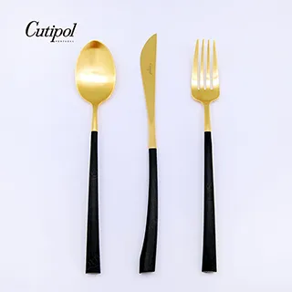 葡萄牙Cutipol-NOOR系列-黑柄霧面不鏽鋼-18cm點心匙 歷史價格詳細信息