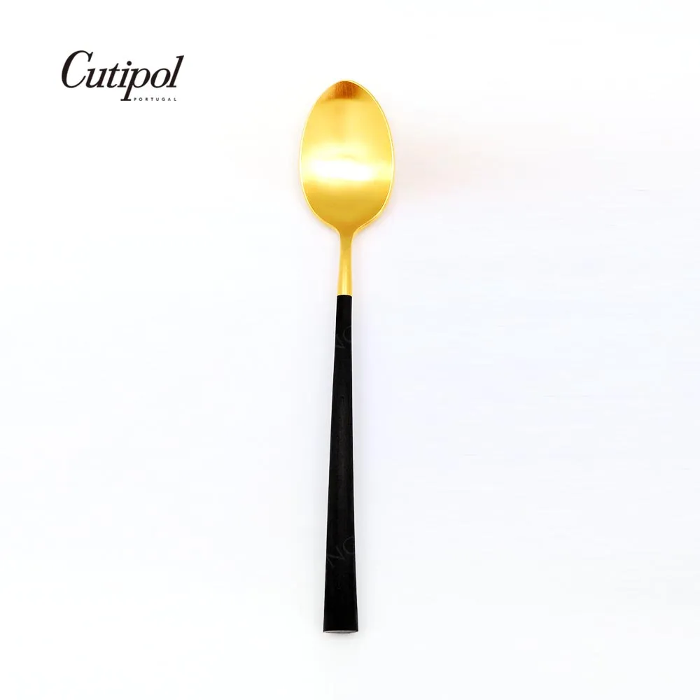 葡萄牙Cutipol-NOOR系列-黑柄霧面不鏽鋼-18cm點心匙 歷史價格詳細信息