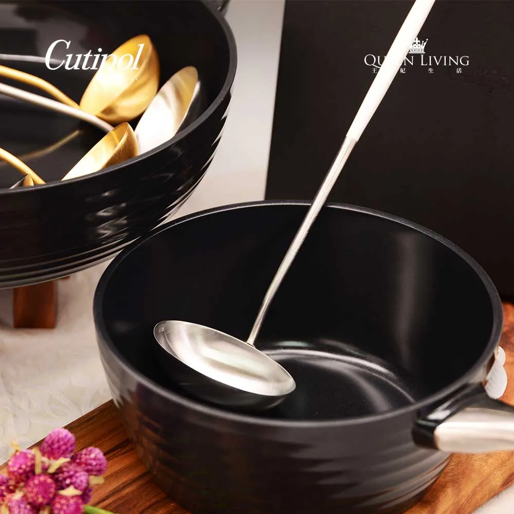 葡萄牙Cutipol-GOA系列-黑柄霧面不銹鋼-21.5cm主餐刀叉匙12cm咖啡匙-4件組 歷史價格詳細信息