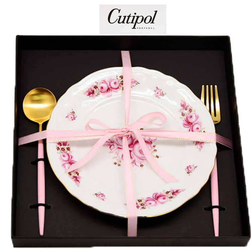 餐具禮盒 玫瑰金24件組禮盒 環保餐具 喬遷餐具 精緻餐具 餐廳外場用品 刀叉匙 餐廚用品 B-RWT24 歷史價格詳細信息