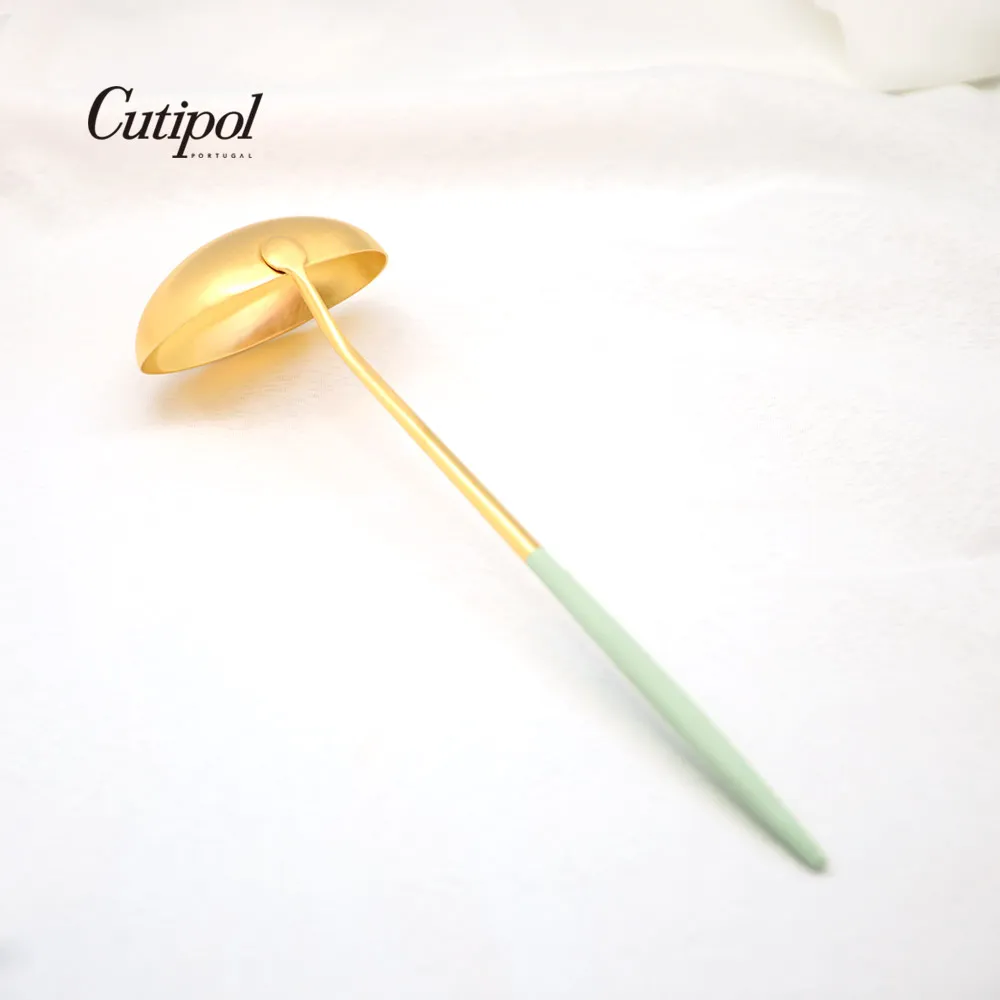 Cutipol-青玉金點心叉匙+義大利VBC-蕾絲馬卡龍20cm餐盤 歷史價格詳細信息