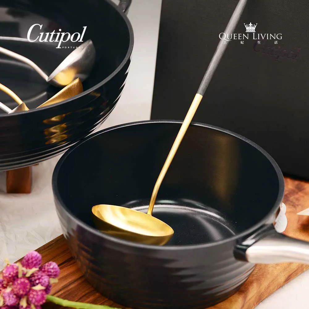 葡萄牙Cutipol-GOA系列-獨家蒂芬妮藍柄霧面不銹鋼-21.5cm主餐刀叉匙12cm咖啡匙-4件組 歷史價格詳細信息