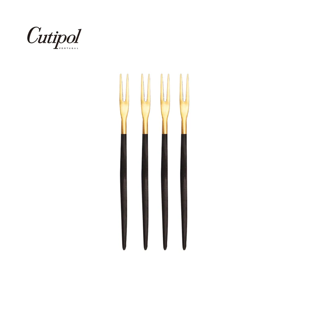 葡萄牙Cutipol GOA系列-黑金新三件餐具組-叉匙筷 歷史價格詳細信息