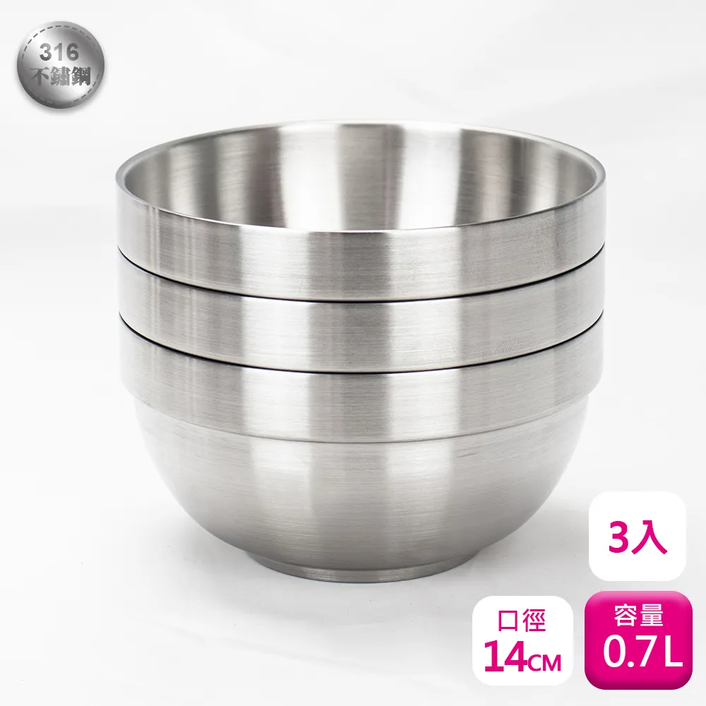 理想牌極緻316不銹鋼14cm隔熱碗-1入兒童碗 歷史價格詳細信息