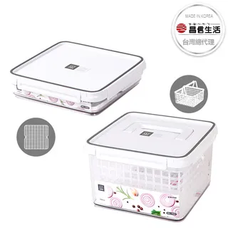 【韓國昌信生活】SKYLOCK密扣保鮮盒-圍爐經典組(3800ml托盤式+5900ml提籃) 歷史價格詳細信息