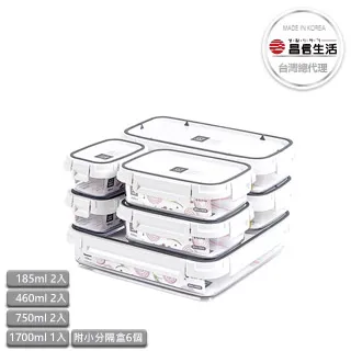 【韓國昌信生活】SKYLOCK密扣保鮮盒-圍爐經典組(3800ml托盤式+5900ml提籃) 歷史價格詳細信息