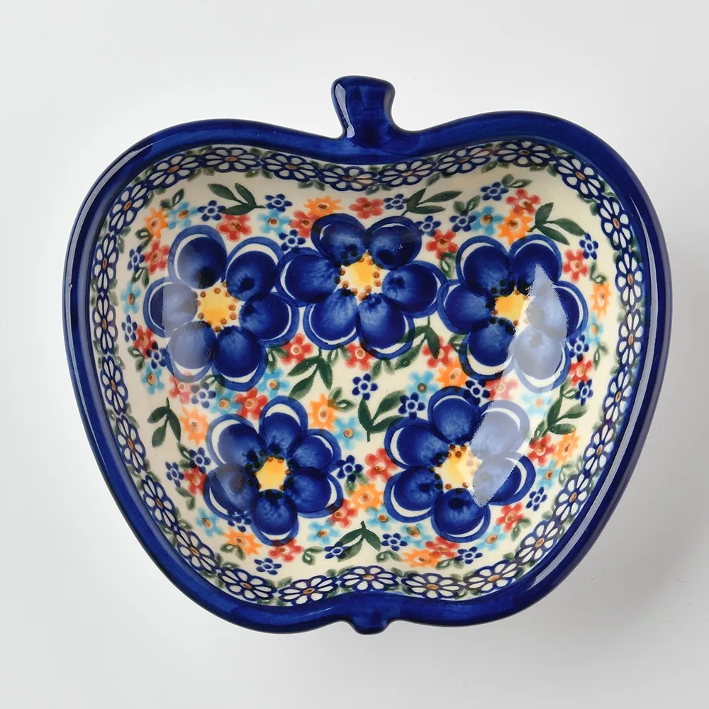 波蘭陶 春雨新露系列 花型盤(小) 20cm 波蘭手工製 歷史價格詳細信息