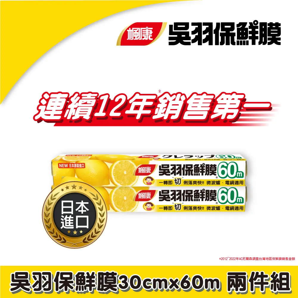 楓康吳羽保鮮膜2件組 (30cmx60m) 歷史價格詳細信息