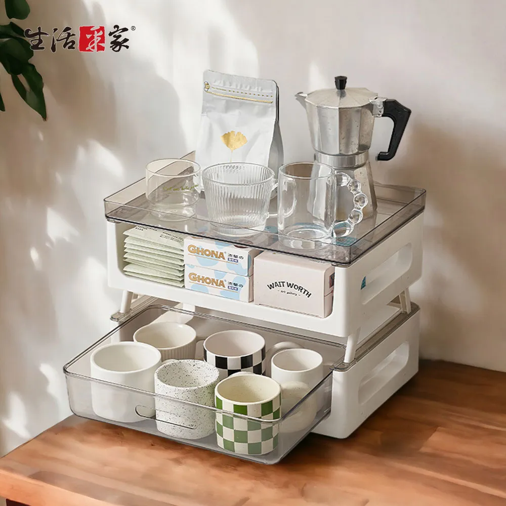 生活采家雙筒取杯架 強力無痕貼 可放80個杯子 茶水間店面餐廳飯店民宿 置物收納紙杯架#57047 歷史價格詳細信息
