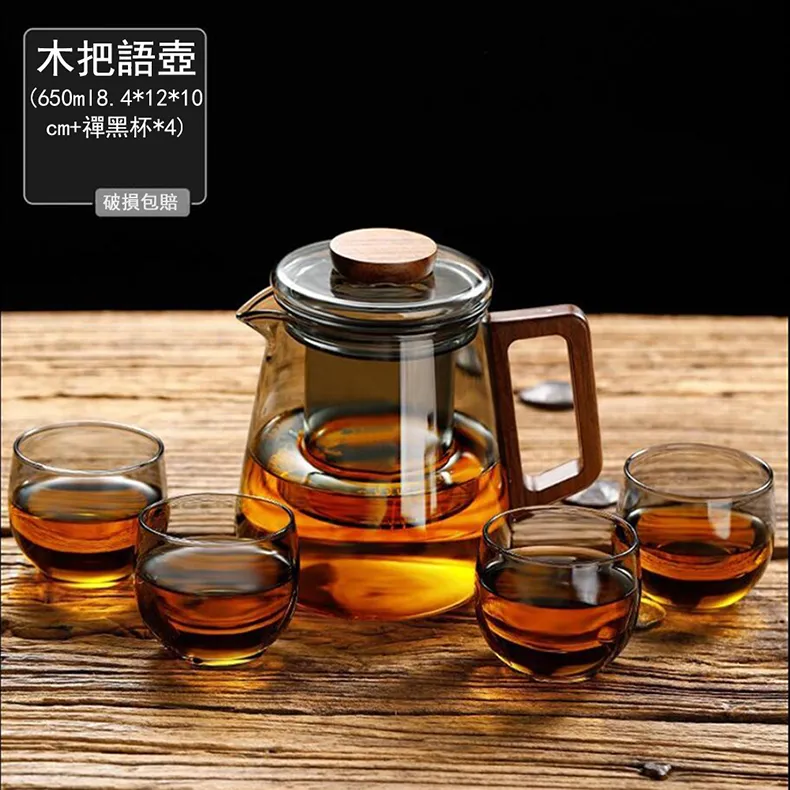 玻璃小壺加厚耐高溫泡壺水分離衝煮沏壺過濾高顏 歷史價格詳細信息