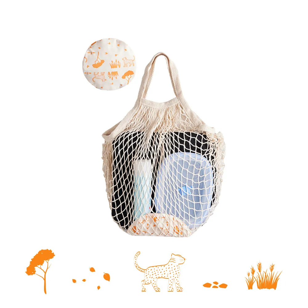 【仁舟淨塑】喜福棉網包 - 鯨喜包(灰鯨)長提把 歷史價格詳細信息