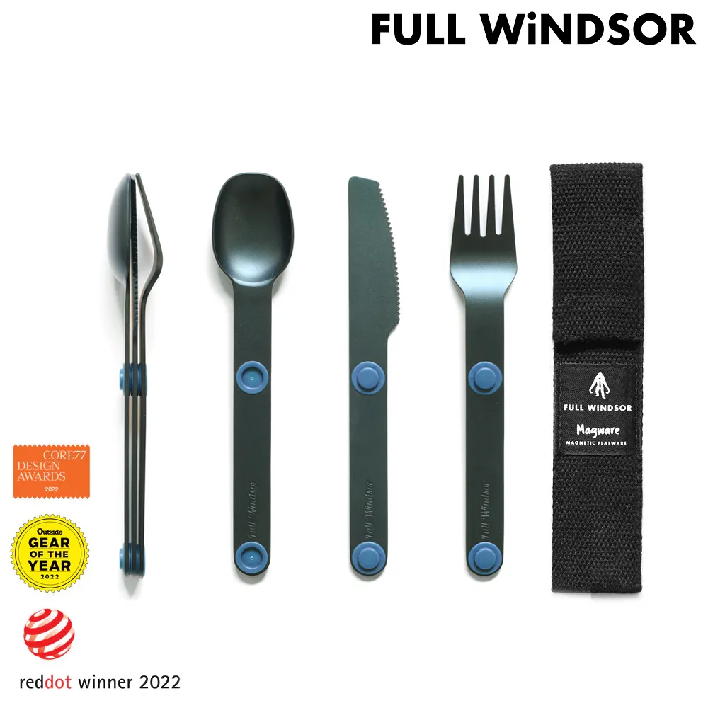 Full Windsor Magware 磁性餐具三件組 MAG-SS-TUR 水藍 / 叉刀匙 鋁合金 露營炊具 歷史價格詳細信息